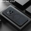 WANLONFENG YBP Series For Honor Magic6 Pro 5G Magnetic Case with Tempered Glass Film PU Leather+TPU Phone Cover Precise Cutouts