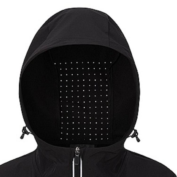 Asics Hooded Zipper Breathable Sweat-Wicking Jacket Women Jacket Black 2012C834-001