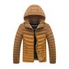 Padded-padded Men's Jacket Winter Cotton Clothes Handsome Thickened Velvet Padded Jacket Trendy Padded Clothes