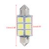 White 36MM 6-LED 5050 SMD Car Auto Interior Festoon Dome Light Lamp Bulb DC12V