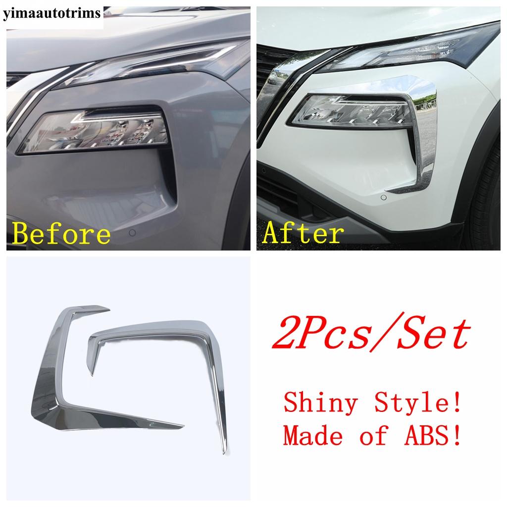 ABS Chrome Accessories For Nissan X-Trail X Trail / Rogue T33 - 2025 Car Handle Bowl Wiper Mirror Fog Light Lamp Cover Trim