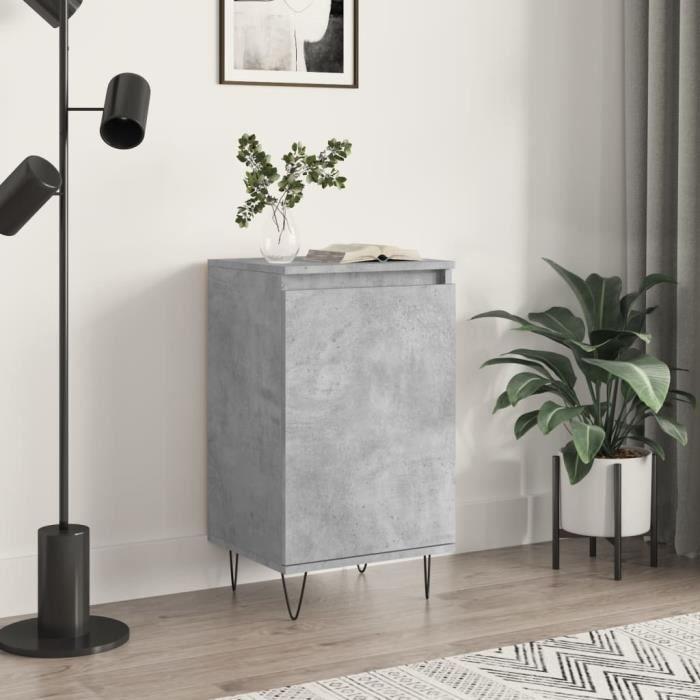 VidaXL Buffet Concrete Grey 40x35x70 Cm Engineered Wood 831060