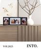 Eleganter dreifach faltbarer Bilderrahmenständer, minimalistisch Schwarz/Weiß, für mehrere 6- oder 7-Zoll-Fotos, kreative Tischdekoration für Zuhause und Büro