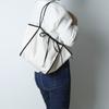 Atil Studio Embroidered Lace Double Canvas Shoulder Bag _ [Black]
