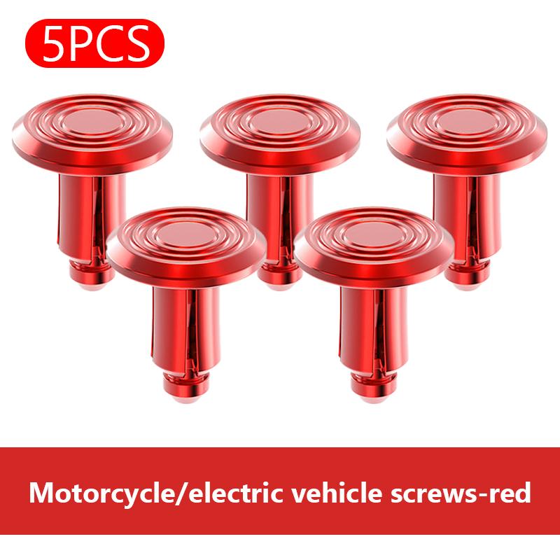 SEAMETAL 5 SZTUK 6mm Klamra Rozporowa do Motocykla Stop Aluminium Śruby Nakrętki do Pojazdów Elektrycznych Akcesorium do Wymiany Klamry Obudowy