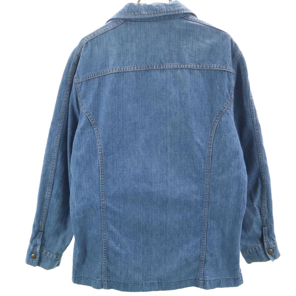 Lee 70s Made In USA Vintage Denim Jacket L Wash Blue Jeans Men's Used