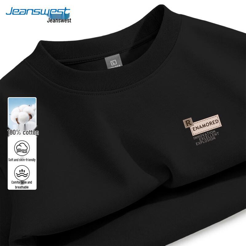 Jeanswest Men s 2026 Summer Loose Fit Pure Cotton T-Shirt XL