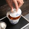 Chaxun Outdoor Portable Mutton-fat Jade Porcelain Tea Set