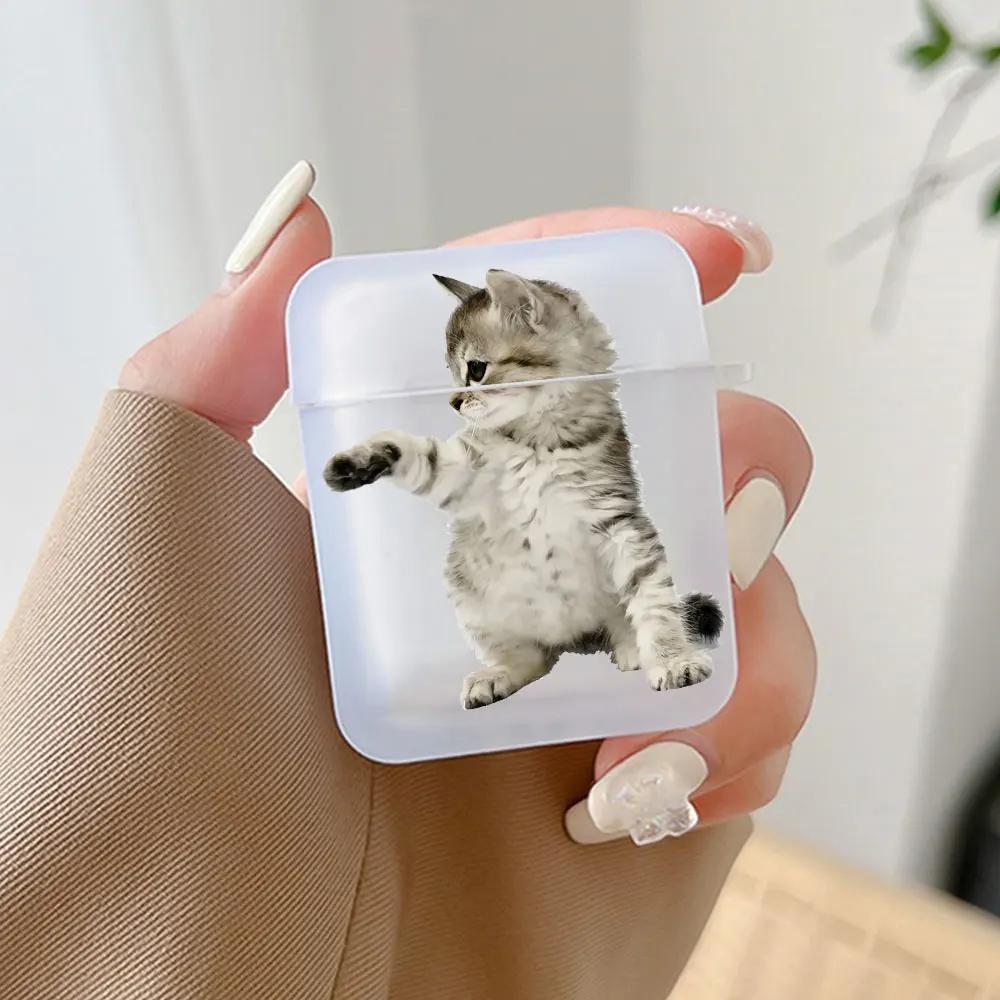 Cute Animal Cat Earphone Case for Airpods 4th 3rd Pro 3 2 Shockproof Covers for Airpod 2 3 1 Protective Accessorie Shell Fundas