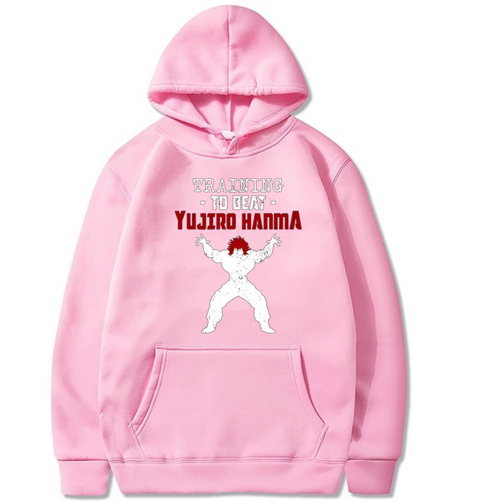 Japanese Animation The Grappler Hanma Baki Hoodies Men Long Sleeve Sweatshirts Women Harajuku Streetwear Pullovers Sudaderas