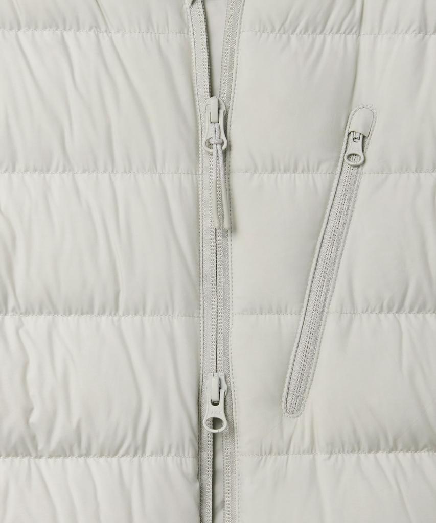 Musinsa Standard [City Leisure] Round Neck Light Down Jacket [Stone White]