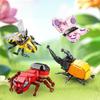 Educational Insect Building Block Set - Bee & Butterfly Small Particle Models Early Learning Toy Gift for Kids
