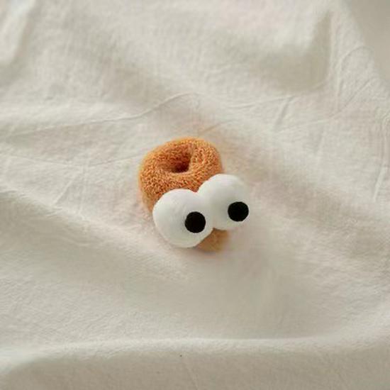 Autumn Winter Cute Big Eyes Ponytail Hair Tie - Candy Color High Elastic Hair Ring Accessory