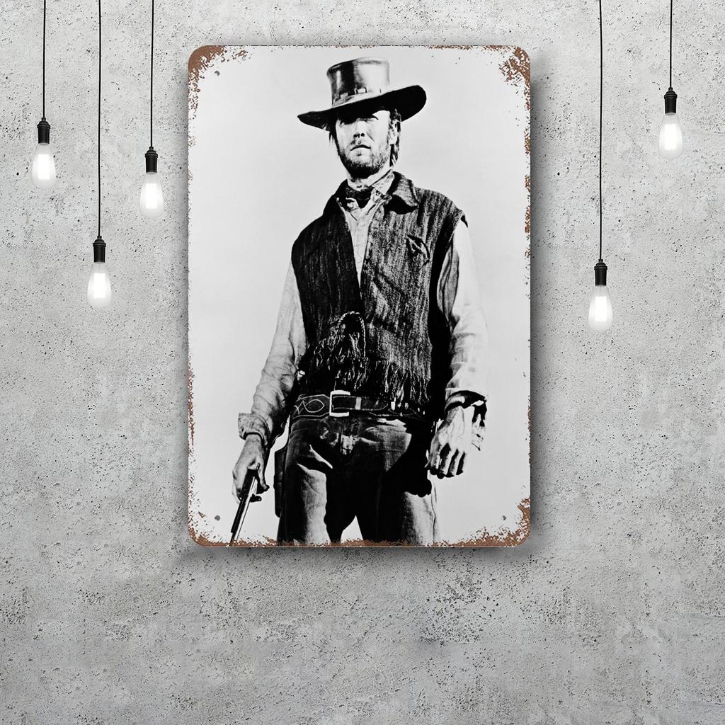outlaw josey wales Metal Signs wall decor Vintage Tin Signs Captain Metal Poster Decor for Bar Pub Club Wall Decoration