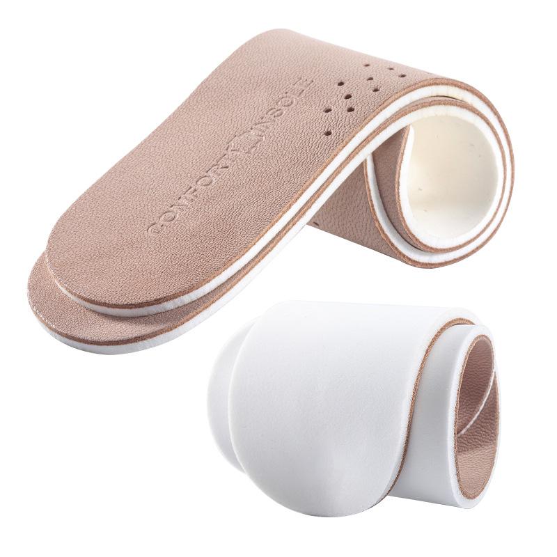 Genuine Leather Insole, Soft Sole, Breathable Sheepskin, Sweat Absorbing Latex, Summer Sports Shock Absorption, Men's Casual Insole