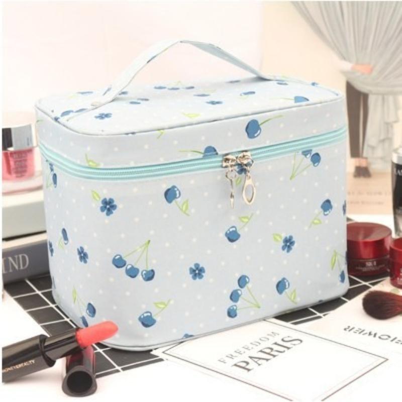 New Portable Cosmetic Bag Waterproof Small Fresh Female Cute Portable Multi-functional Travel Cosmetics Wash Storage Bag