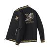 2025 Men's Fashion Trend: Embroidered Black Jacket - European Style