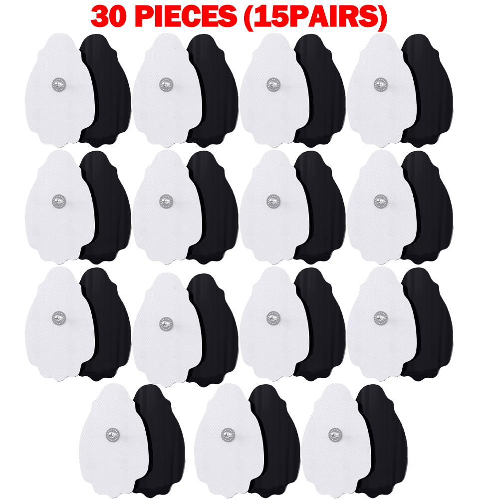 10/30/50 Pcs Electrode Pad Muscle Stimulator Gel Patch Digital Therapy Machine Massager Patch Physical Therapy Massage Accessory