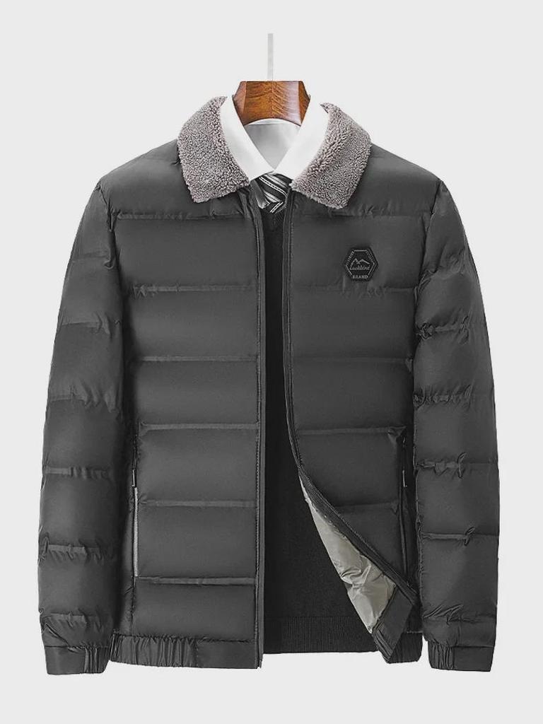 Men's Winter Cotton Jackets with Graphene Heating for Middle-aged and Elderly