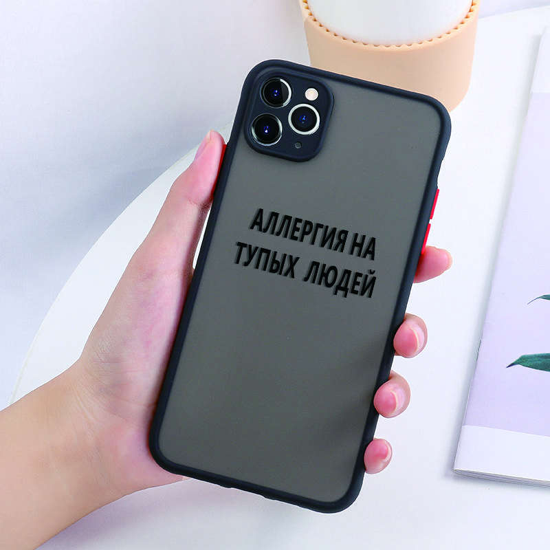 

Защитные чехлы для объектива для Samsung A32 A51 A50 Honor 9X 8A 10X Lite, чехол для Redmi 9C Note9 iPhone 11, чехлы с росписью, бампер для телефона с русской пословицей