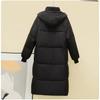 Down Padded Jacket Women's Long Over-the-knee Korean Version of The Thick Bread Jacket Winter Loose Padded Jacket