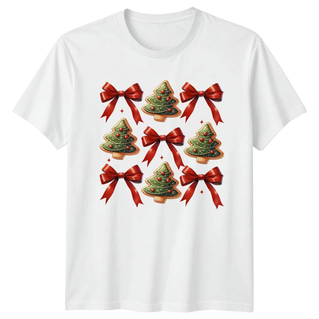 Christmas Tree Gingerbread Holiday Unisexs TShirt Unisexs Tee Graphic Top