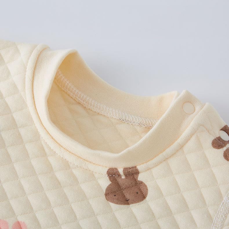 Pajamas Baby Clothes Girls Clothes Belly Wrap Girls Boys Spring Autumn Winter Clothes Thick Cotton Long Sleeve Girls Loungewear Sleepwear Top and