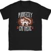 Purrfectly Cat Tastic T-Shirt Funny Kitten Feline Humor Cute Animal Lover Tee