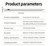 Stylus Pen for Apple Pencil 2nd 1st Generation Touch Screen Pen Magnetic Drawing Pencil for iPad Pro 11