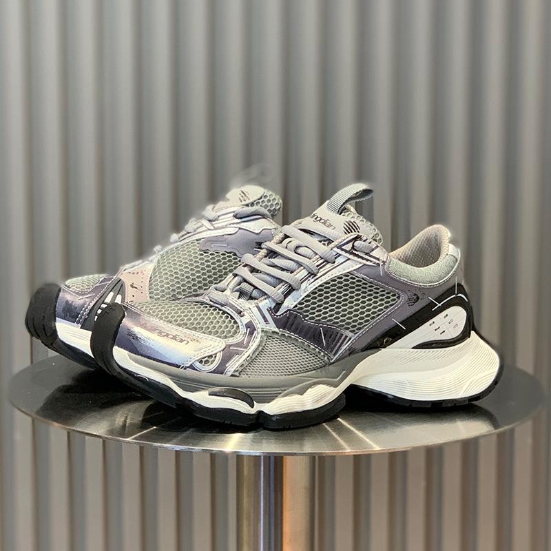 

Новые мужские и женские одинаковые ретро кроссовки на толстой подошве с увеличением роста, кроссовки для пары, кроссовки для папы 44