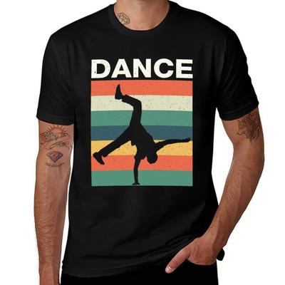 Breakdancer Tshirt Work Basic Short Sleeve Top
