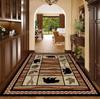 Retro Style Big Size Carpet Living Room Non-slip Animal Pattern Study Soft Decoration Rug Easy Clean Entrance Door Mat Lint-free
