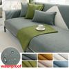 Chenille Textures Sofa Cover Towel Solid Color Living Room Sofa Cushion Non-Slip Couch Cushion Armrest Backrest Cover Home Decor