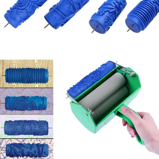 Decoration Painting Machine-Double Color Wall Decoration Paint Painting Machine for 7 Inch Roller Brush Tool