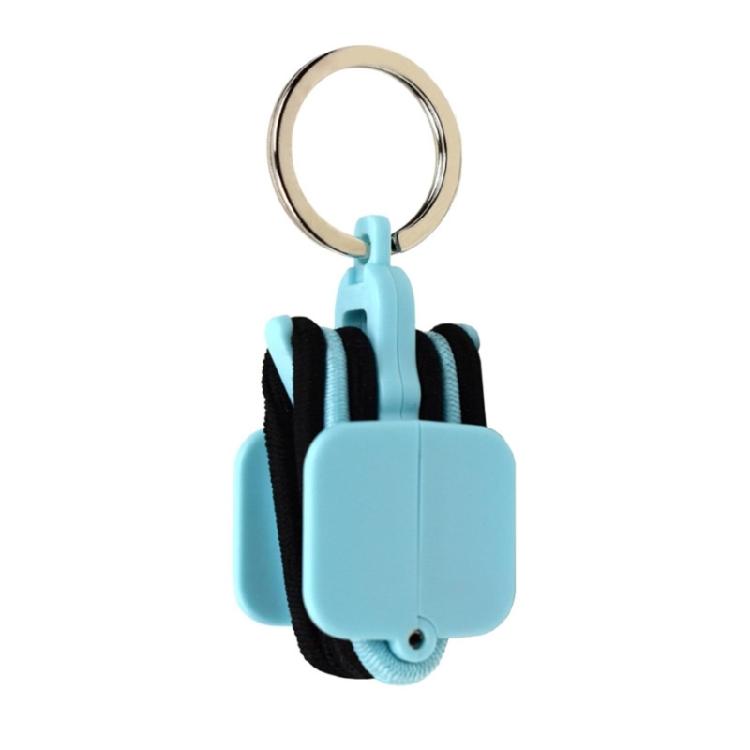 Efficient Hair Tie Organizer Portable Hair Tie Container Hair Tie Holder Plastic Texture for Effortless Organization 1 синий