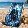 Eerie Frozen Phantom Beach Towel Microfiber Beach Towel, Lightweight and Quick-Dry, for Summer Travel, Swimming Pool Fan Birthday Gift