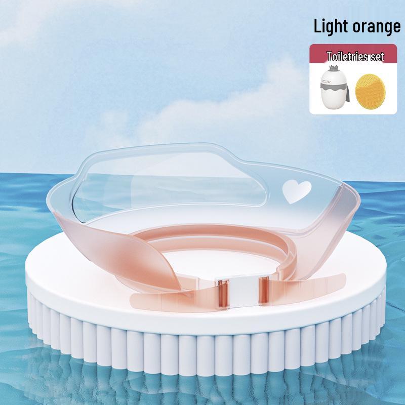 Children's Waterproof Cartoon Bath Cap with Ear Protection - Thickened Leak-Proof Double Layer Design