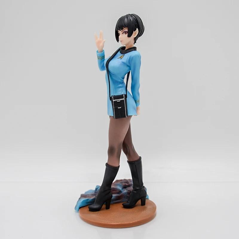 Anime Star Trek Bishoujo Medical Officer Girl Figure Command/Vulcan Science Action Figure Model Collection Doll Toy