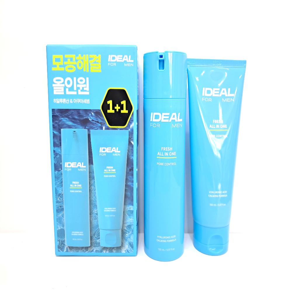 Ideal For Men Fresh All-in-One 150ml Double Set, 2 pcs