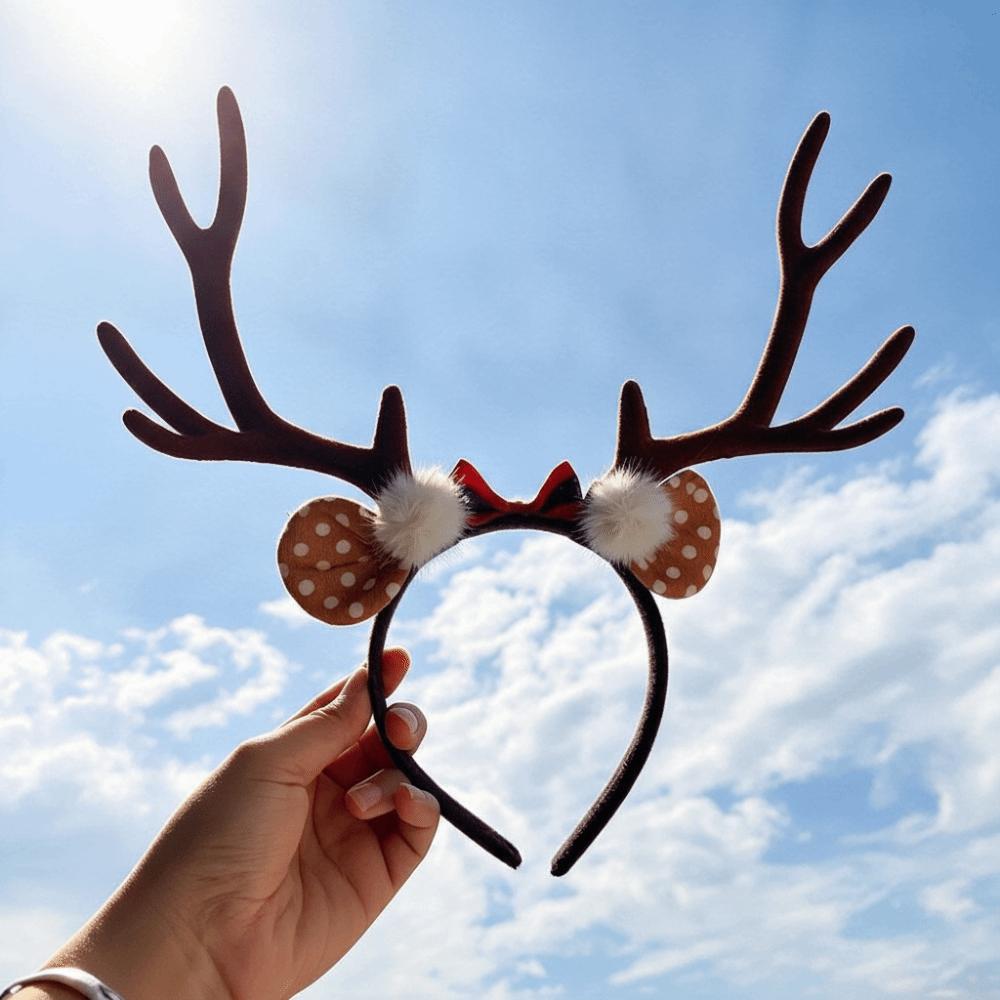 Elk Reindeer Hair Hoop Snowflak Xmas Hairband Cute Christmas Headband New Year