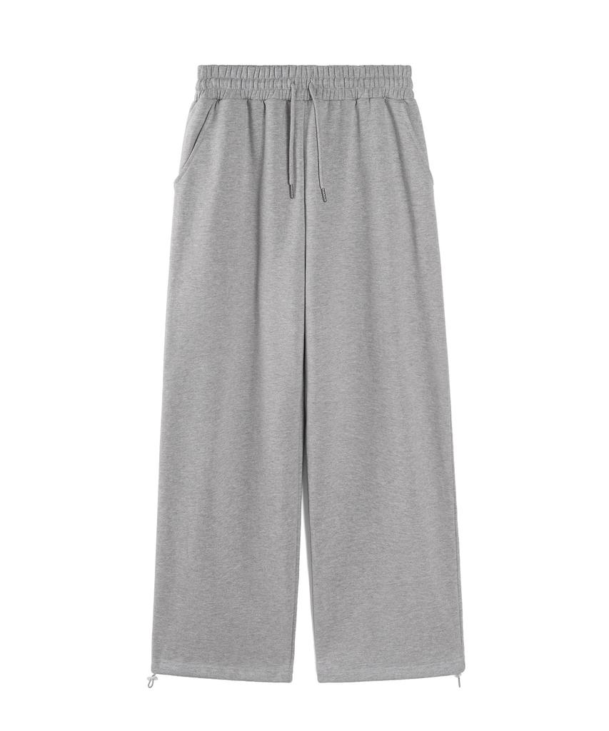 EXCONTAINER Wide String Carpenter Sweatpants (Melange Grey)