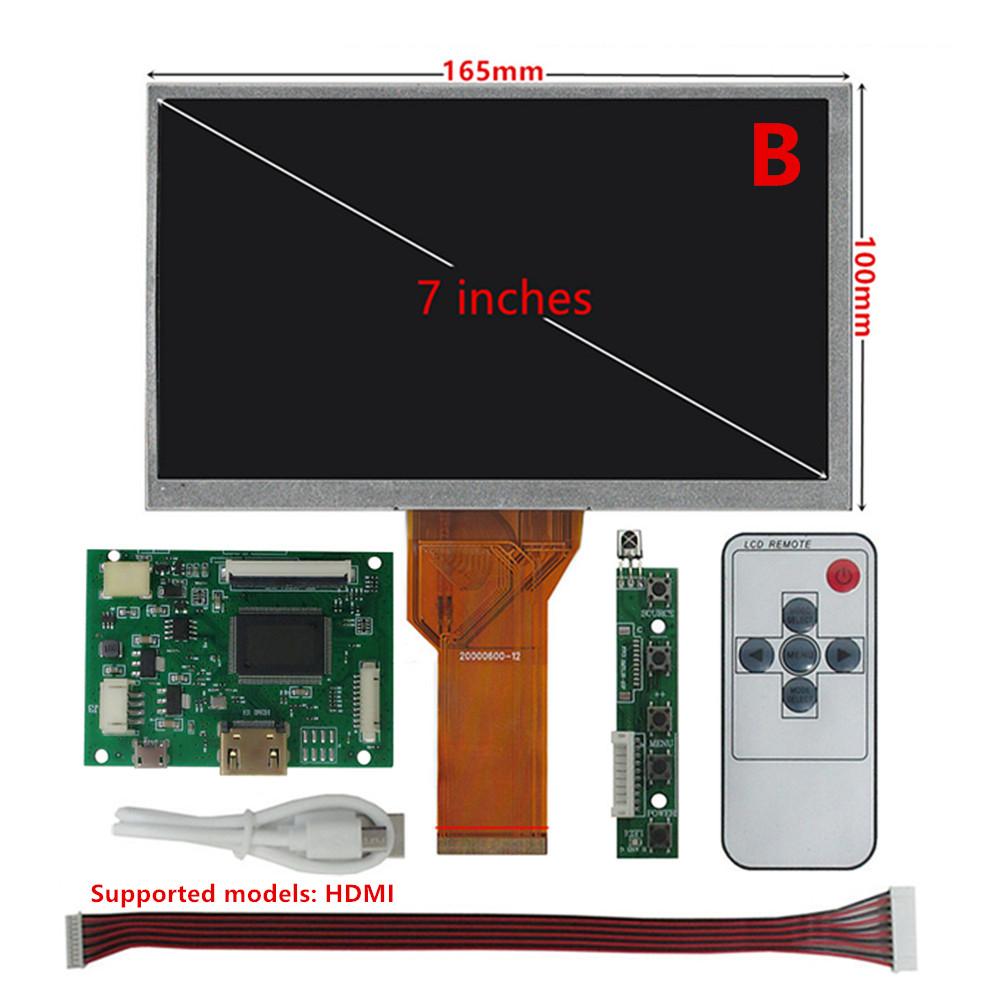 7-inch AT070TN94 LCD display monitor 800*480 HDMI driver control board universal display module compatible Raspberry Pi,Banana Pi,Orange Pi laptop