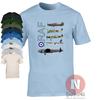 RAF WW2 Aircraft T-shirt Spitfire Lancaster Typhoon Hurricane Mosquito