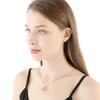 Small Globe World Map Pendant Female Gold Silver Color Stainless Steel Wanderlust Earth Necklace For Women Jewelry Travel Gift