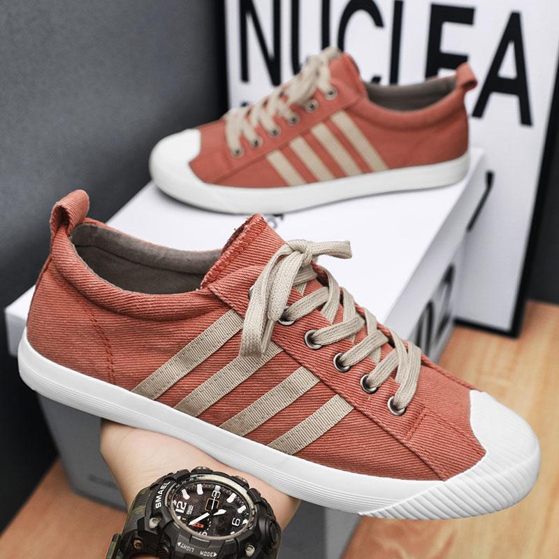 High Quality Canvas Shoes Lightweight Breathable Versatile Casual Shoes for Men Low Top Flat Sports Shoes Designer Sneakers Men