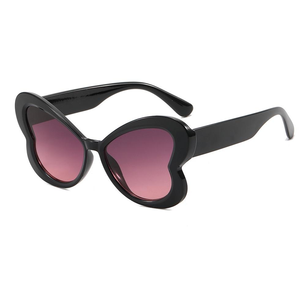 JYL TS Sunglasses Butterfly Large Frame UV Travel/WF1205 B-923 ультрамарин синий