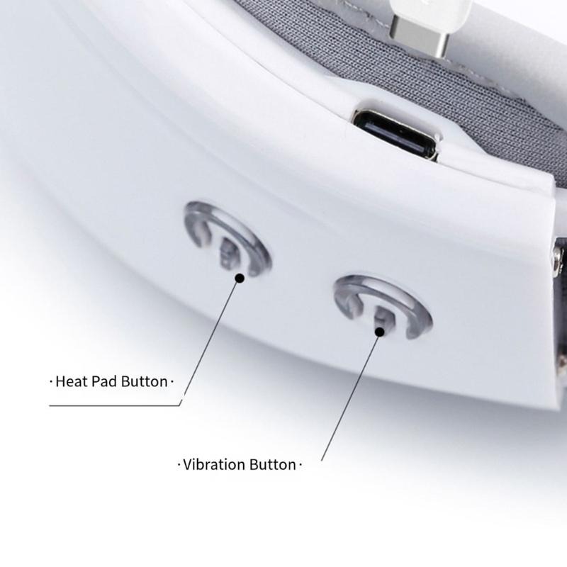 Portable Foldable Eye Massagers Lightweight Design For Easy Carrying During Travel Commute And Office Relaxation