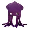 Unique Festival Party Gift Funny Octopus Hat with Tentacles, Creative Plush Cap for Cosplay Comic Exhibition Costume Gear and Photography, Novelty