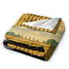 Pride and Prejudice Literary Quote Flannel Throw Blanket Book Lovers for Bedspreads Knitted Blanket Car Soft Multifunction