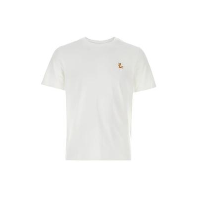 Chillax Fox Patch Regular T-shirt White Men Streetwear LM00110KJ0008-P100